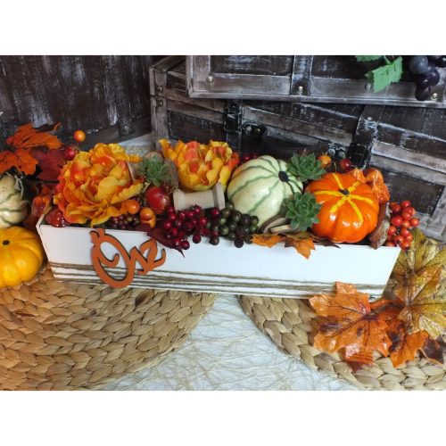 Natúr fa - Ősz felirat 5cm 5db/csomag