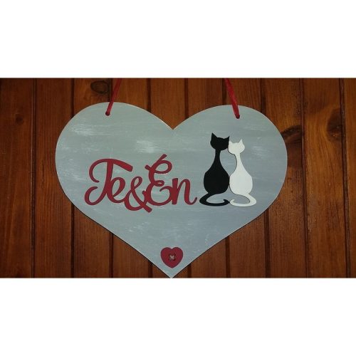 "Te & Én" felirat 12cm 2db/csomag