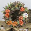Natúr fa - Halloween tökök vegyes 5cm - narancs 5db/csomag