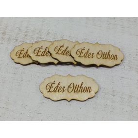   Natúr fa - "Édes Otthon" fodros tábla 5db/csomag