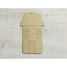 Natúr fa - Magas ház kicsi 19,5cm