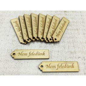   Natúr fa - "Nem feledünk" kisérő tábla 10db/csomag