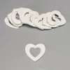 Fa lukas szívek fehér 6cm 15db/csomag