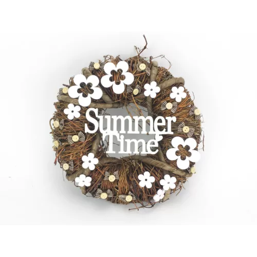 Fa virág fehér 2,5cm 50db/csomag