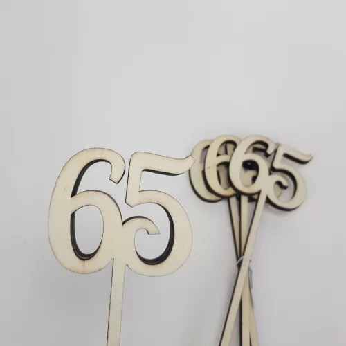 Beszúrható számok 65-ös natúr 6db/cs