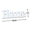 Home felirat fehér 15cm 4db/csomag