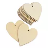 Natúr fa - Szív 8x10cm 12db/csomag