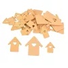 Fa házikó vegyes barack 30db/csomag