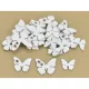 Fa virágmintás pillangó fehér 30db/csomag