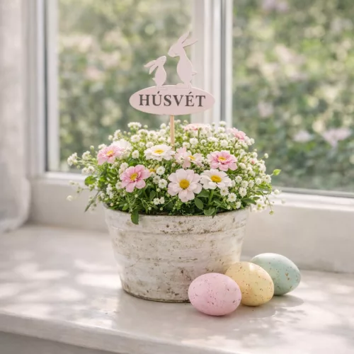 Fa Nyusziapa színes beszúrható 8x28cm 6db/csomag