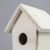 Fa madáretető fehér 6x6,7x10cm
