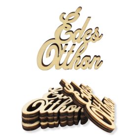 Natúr fa édes otthon felirat 4db/csomag