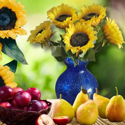 Szálas napraforgó 40cm