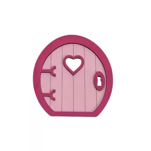 Fa - Tündérajtó "Dála" rózsaszín