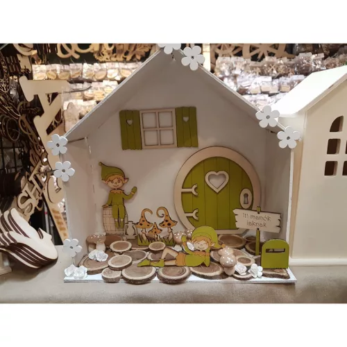 Fa - Tündérajtó "Dála" zöld