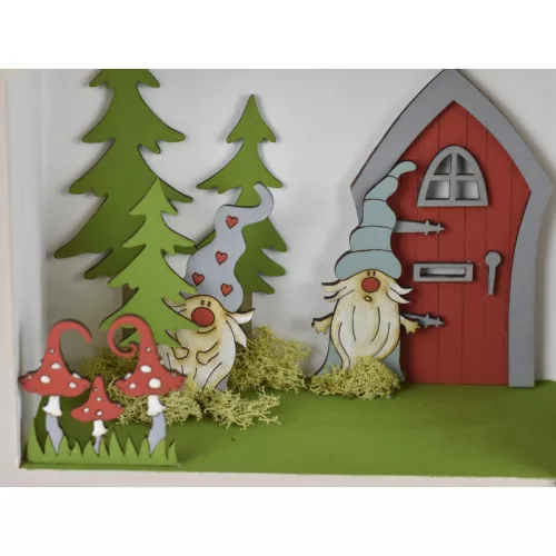 Natúr fa - Tündérajtó "Lily"