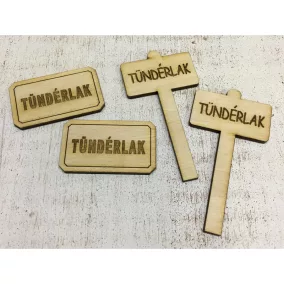 Natúr fa - Tündérlak kellékek 4db/csomag