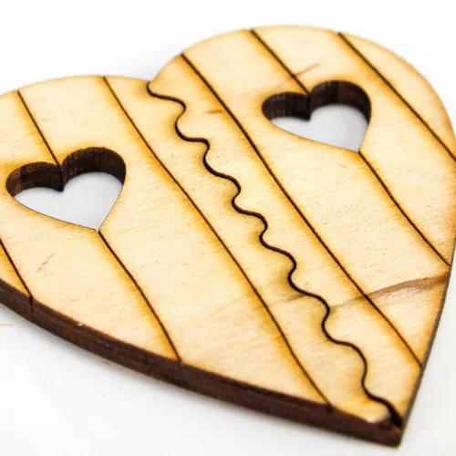 Natúr fa - Tündérablak szíves, palettával 2szett/csomag