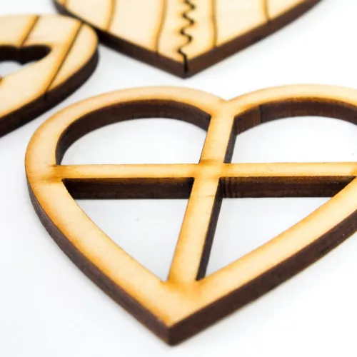 Natúr fa - Tündérablak szíves, palettával 2szett/csomag