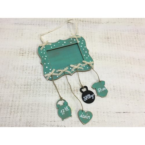 Natúr fa - Baba érkezett fotókeret 15x18cm