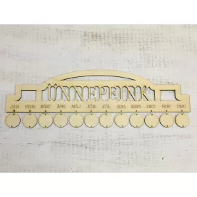 Natúr fa - Ünnepeink tábla 45cm