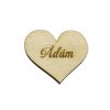 Egyedi gravírozott szív névvel