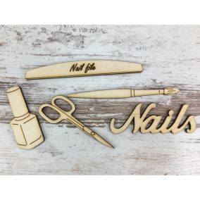 Natúr fa - Körmös szett  5db/csomag