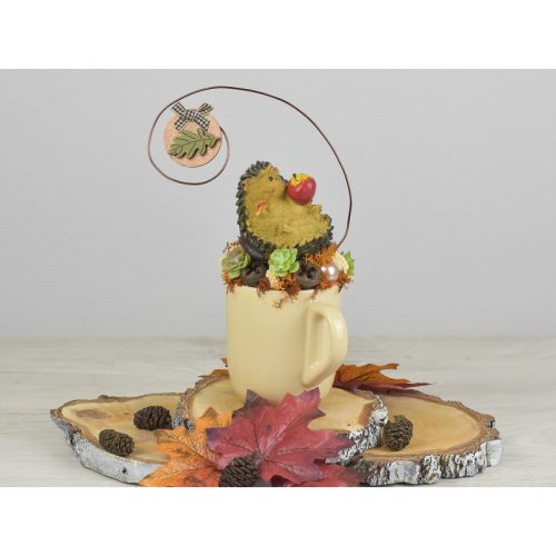 Natúr fa - Őszi falevelek 3,5cm 9db/csomag