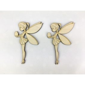   Natúr fa - "Ella" tündér varázstojással 9,5cm 2db/csomag