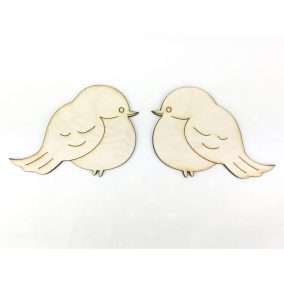 Natúr fa - Turbékoló madárka szett 2db/csomag