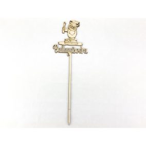   Natúr fa - Beszúrós felirat "Ballagásodra" okleveles bagoly