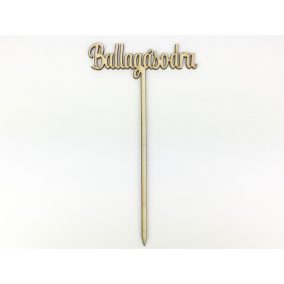   Natúr fa - Beszúrós " Ballagásodra" felirat 23cm