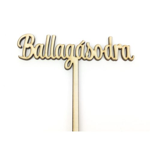 Natúr fa - Beszúrós " Ballagásodra" felirat 23cm