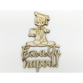   Natúr fa - "Ez a Te napod!" ballagó kisfiú 8x13,5cm