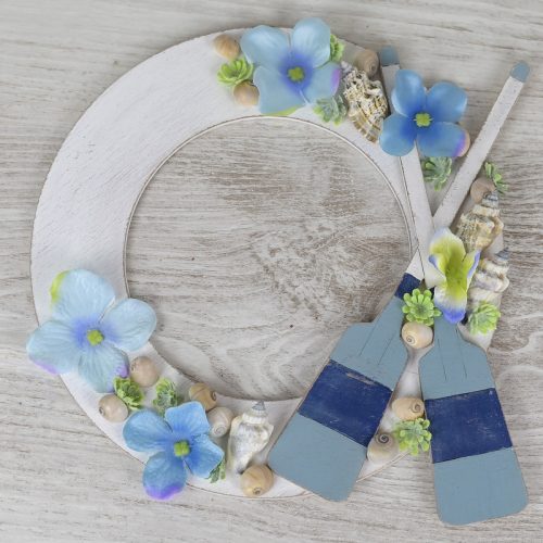 Natúr fa - Evezőlapát koszorúra 20cm