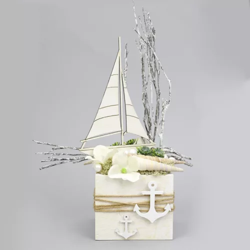 Balatoni vitorlás színes 24,5cm