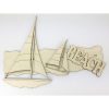 Natúr fa - Nyári táj vitorlásokkal 40cm