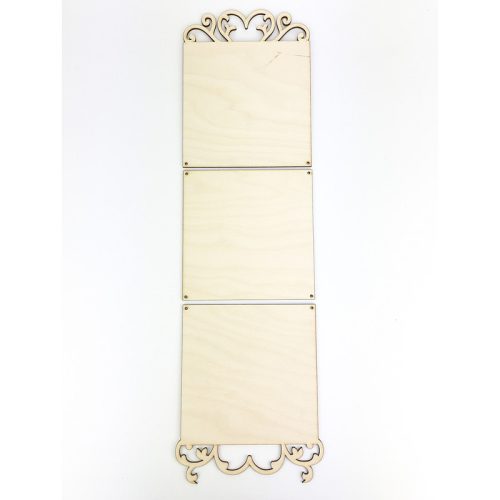 Natúr fa - Díszes szalvéta méretű tábla szett