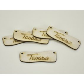   Natúr fa - " Tavasz"  hullámos tábla 2,4x7cm 5db/csomag