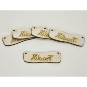   Natúr fa - " Húsvét "  hullámos tábla 2,4x7cm 5db/csomag