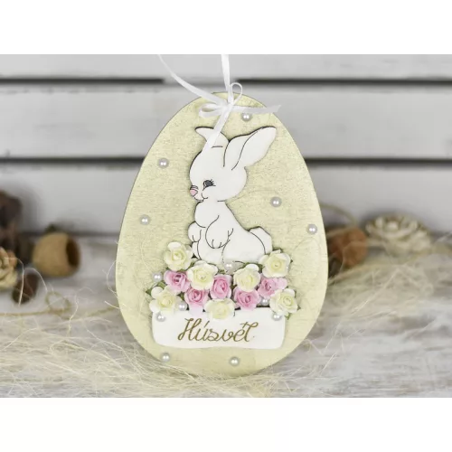 Natúr fa - " Húsvét "  hullámos tábla 2,4x7cm 5db/csomag