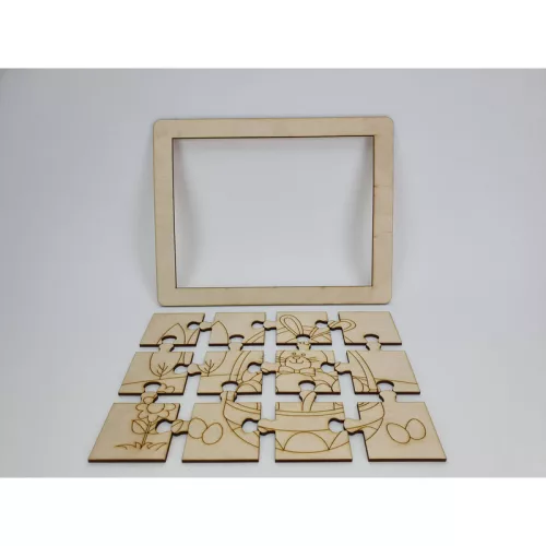 Natúr fa - Puzzle nyuszis