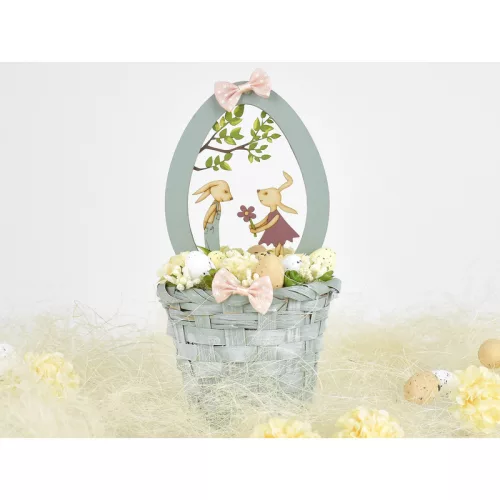 Natúr fa - Nyuszis tojásdísz