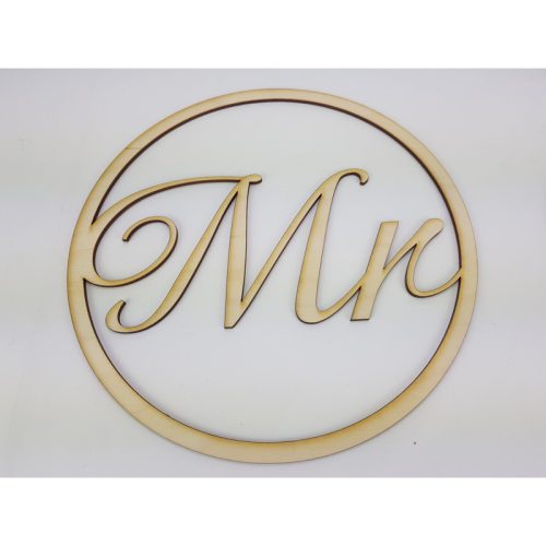 Mr&Mrs karika szett natúr 2db