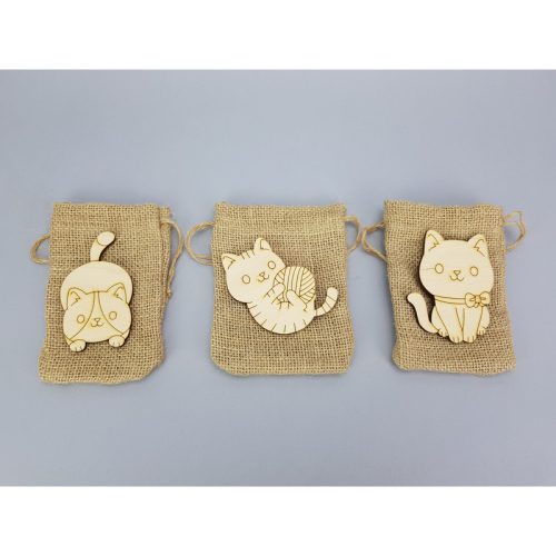 Zsákbamacska - meglepetés cicával 1db/cs