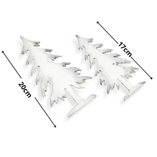 Natúr fa - Cédrus fenyő 2db/cs fehér-ezüst