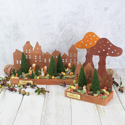 Natúr fa - Házikó nagy