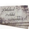 Nyomtatott dekorkarton - Emléked örökké..3db/cs
