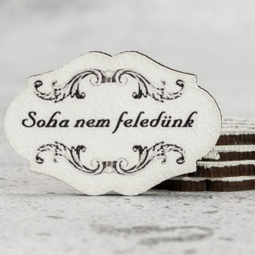 Nyomtatott dekorkarton - Soha nem feledünk 5db/cs