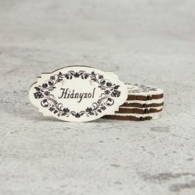 Nyomtatott dekorkarton - hiányzol 5db/cs